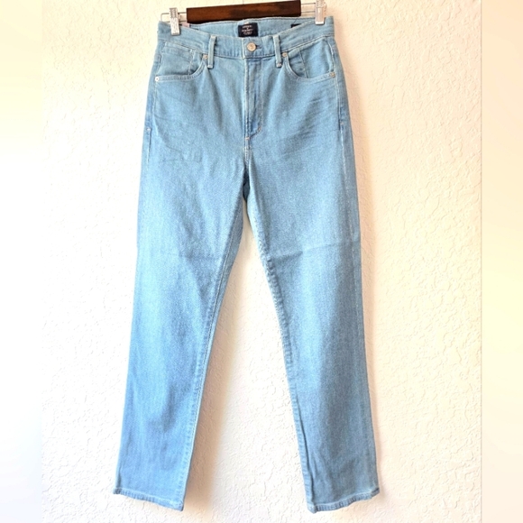 Citizens of Humanity High Rise Cigarette Ankle Light Wash Jeans Size 27 - Picture 2 of 16